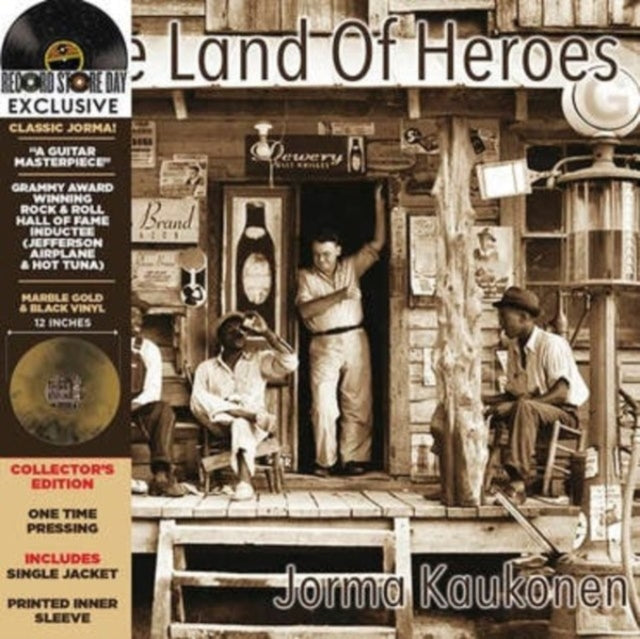 Jorma Kaukonen - Christmas… (Christmas Tree Edition) & Land Of Heroes (Deluxe/Hazed Gold & Black LP Vinyl)