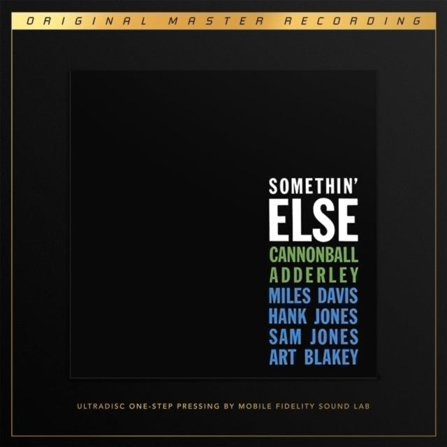 Somethin' Else (2LP/180G/45RPM Supervinyl Ultradisc One-Step/Original Masters/Limited/Numbered) & Somethin Else (Blue LP Vinyl)