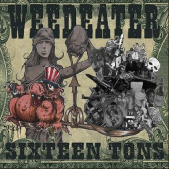 Weedeater - Sixteen Tons (Transparent Ice Green LP Vinyl)