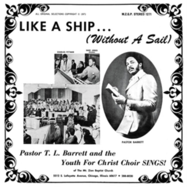 Pastor T.L. & The Youth For Christ Choir Barrett - Like A Ship (Without A Sail) - LP Vinyl