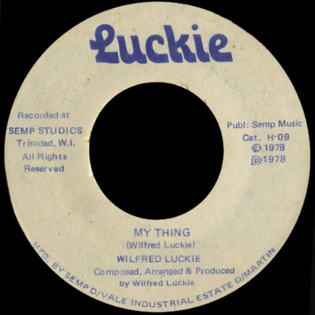 My Thing B/W Wait For Me (Opaque Blue 7Inch)