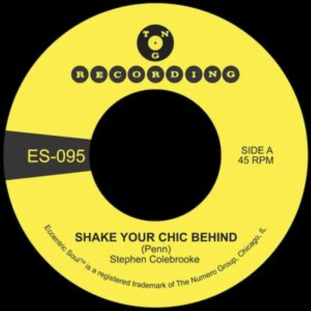 Stephen Colebrooke - Shake Your Chic Behind B/W Stay Away From Music - 7 Inch Vinyl