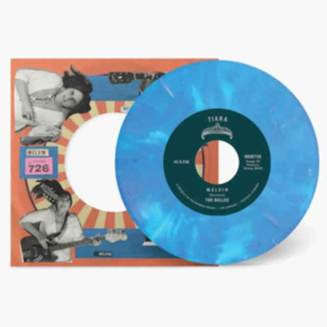 Belles - Melvin B/W Come Back (Blue & White Marble 7Inch) - 7 Inch Vinyl