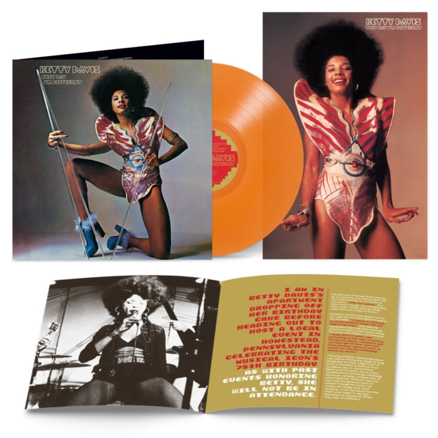 Betty Davis - They Say I'm Different (Orange LP Vinyl)