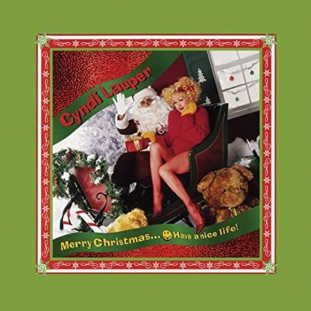Cyndi Lauper - She's So Unusual (Opaque Blue LP Vinyl) & Merry Christmas…Have A Nice Life! (Clear With Red & White Candy Cane Swirl LP Vinyl)