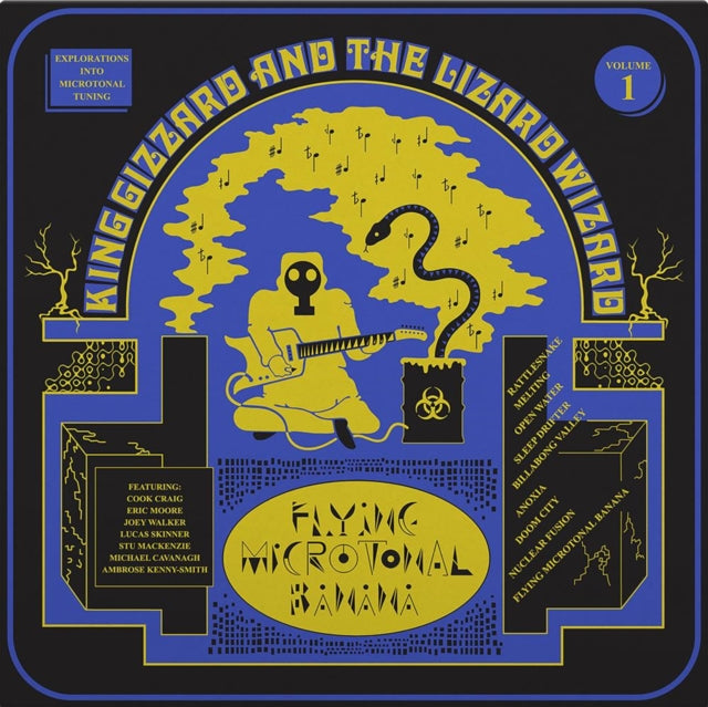 King Gizzard & The Lizard Wizard - Teenage Gizzard (Fuzz Club Official Bootleg) (Deluxe Edition) & Eyes Likes The Sky (Peach LP Vinyl) & Live In San Francisco '16 (Deluxe/2LP/Fog/Sunburst Vinyl) & Flying Microtonal Banana (Randomly Colored Recycled