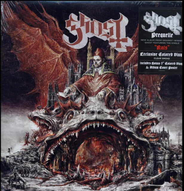 Ghost - Prequelle (LP) & Temple Stone (Clear Green LP Vinyl) & Popestar & Prequelle (LP/Clear Smoke 7 Inch) & Rite Here Rite Now (Ost) (2LP) & Phantomime (Gold LP Vinyl) & Impera & Meliora (Deluxe Edition)