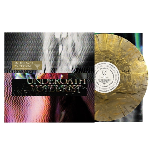 Underoath - Voyeurist (Deluxe Coke Bottle Clear LP Vinyl) & Voyeurist (Golden Age LP Vinyl)