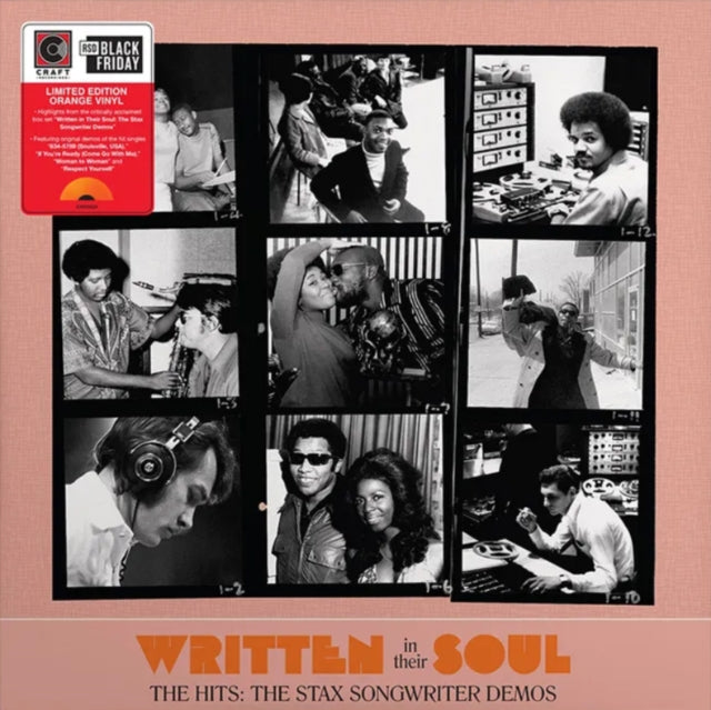 Written In Their Soul – The Hits: The Stax Songwriter Demos (Orange LP Vinyl)