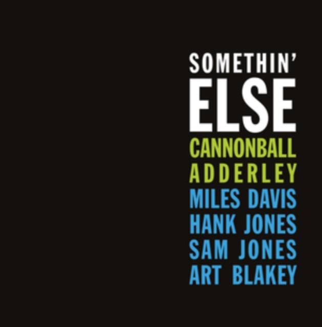 Somethin Else & Somethin Else (Blue LP Vinyl)