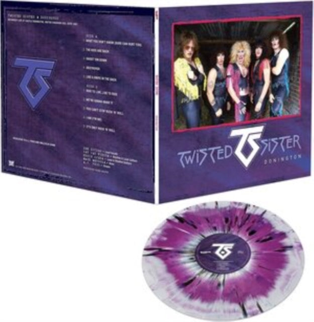 Twisted Sister - Greatest Hits -Tear It Loose - Atlantic Years - Studio & Live (Translucent Gold LP Vinyl/Limited) & Donington (Purple, Black & White Splatter LP Vinyl)
