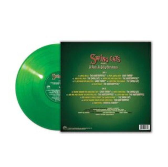Swing Cats - Rock-A-Billy Christmas (Green LP Vinyl)
