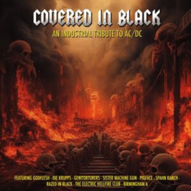 Various Artists - Covered In Black Industrial Tribute To Ac/Dc (Red LP Vinyl)