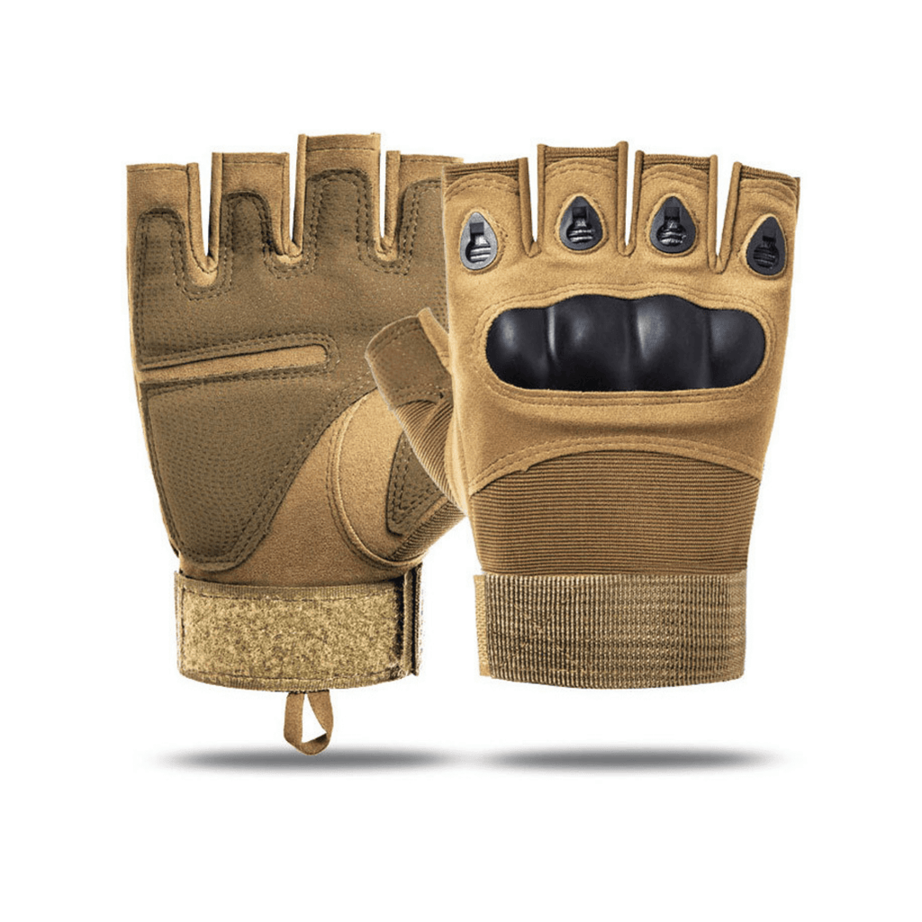 JupiterGear Tactical Military Fingerless Airsoft Gloves for Outdoor Sports, Paintball, and Motorcycling