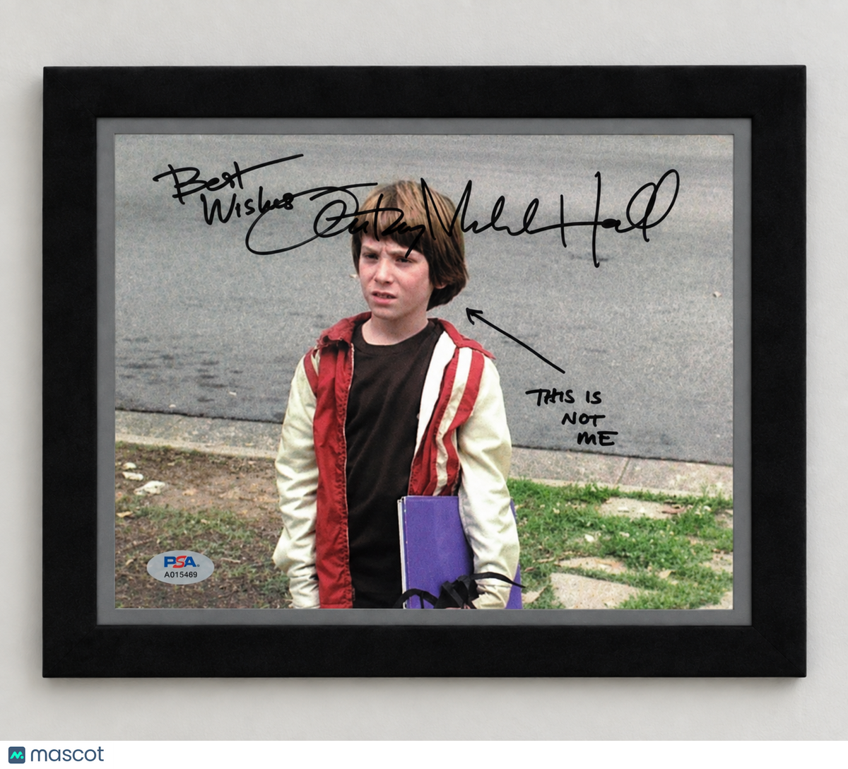 Anthony Michael Hall Signed 8x10 Framed Photo PSA Autographed