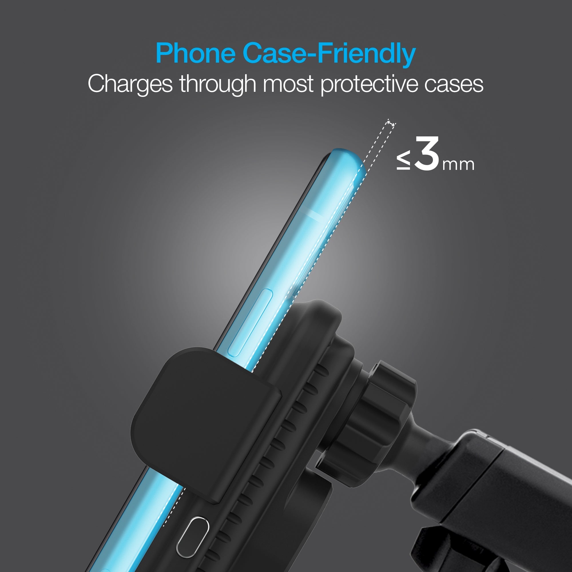 Naztech Smart Grip Wireless Charging Car Mount