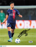 Warren Zaïre-Emery Signed 8x10 Photo PSA Soccer PSG