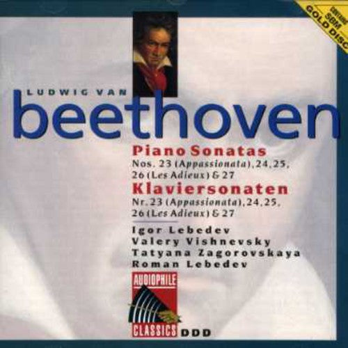 Beethoven / Lebedev,igor / Vishnevsky,valery - Beethoven: Pno Sonatas Nos 23 - 26 - Music CD