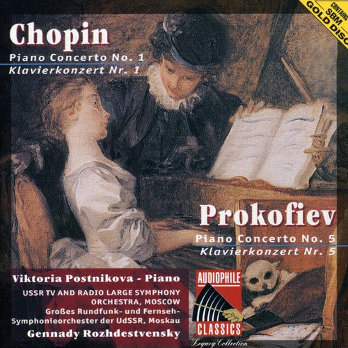 Chopin / Postinikova / Ussr Rtv / Rozhdestvensky - Chopin: Pno Cto No 1 / Prokofiev: Pno Cto No 5 - Music CD