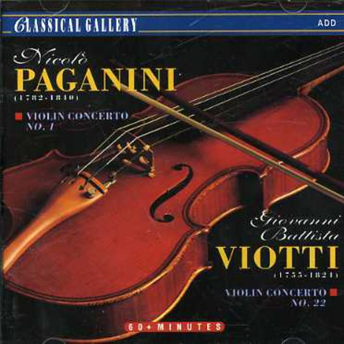 Paganini / Cerkov / Munich Sym Orch / Capek - Paganini: Vln Cto No 1 / Viotti: Vln Cto No 22 - Music CD