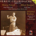 Brahms / Celibidache / Berlin Phil Orch - Brahms: Sym No 1 / Purcell: King Arthur Ste - Music CD