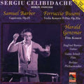Barber / Celibidache / Berlin Phil Orch - Barber: Capricorn / Busoni: Vln Cto - Music CD
