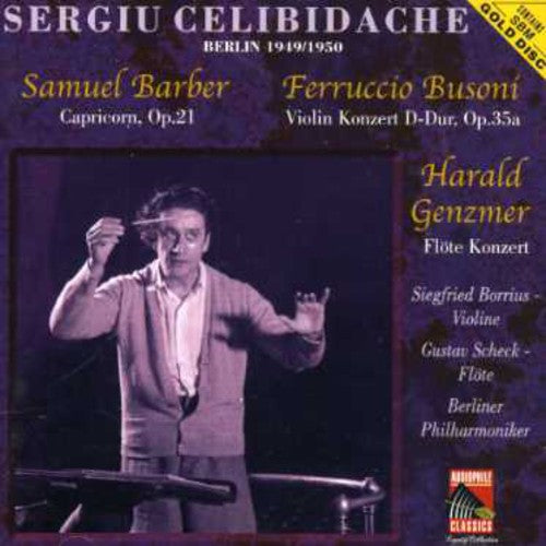 Barber / Celibidache / Berlin Phil Orch - Barber: Capricorn / Busoni: Vln Cto - Music CD