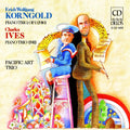 Ives / Korngold / Pacific Arts Trio - Piano Trio - Music CD