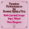 Boston Musica Viva / Pittman / Musgrave - Premiere Performances - Music CD
