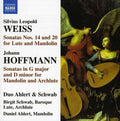 Weiss / Hoffmann / Schwab / Ahlert - Sonatas For Baroque Flute & Baroque Mandolin - Music CD