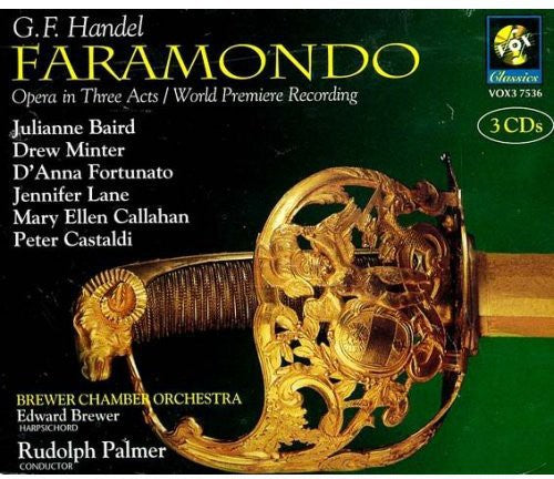 Handel / Palmer / Baird / Brewer Chamber Orchestra - Faramondo ( Complete Opera In 3 Acts ) - Music CD