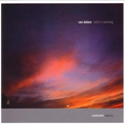 Con Dolore - Sailor's Warning - Music CD
