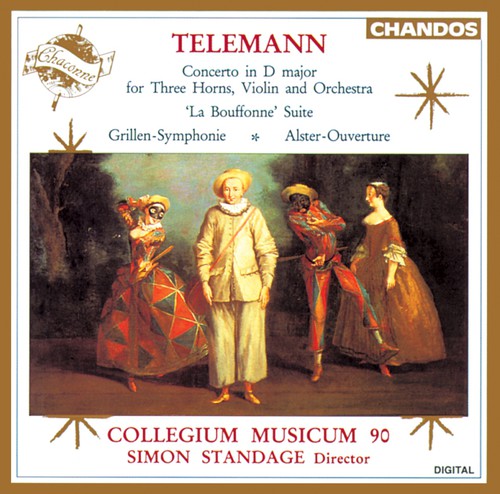 Telemann / Standage / Collegium Musicum 90 - Concerto In D / La Boufonne Suite - Music CD