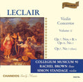 Leclair / Standage / Collegium Musicum - Violin Concertos - Music CD