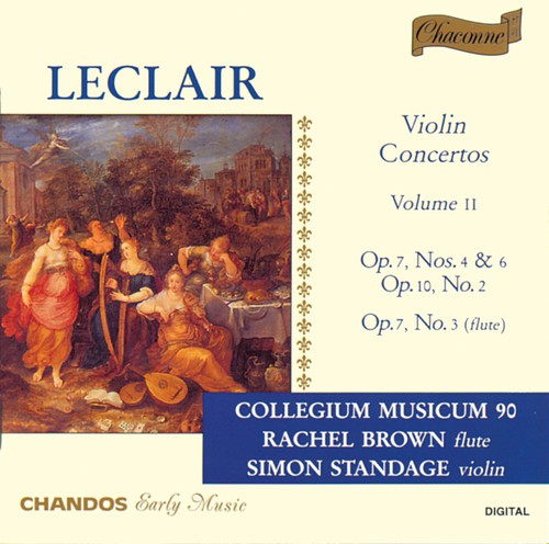 Leclair / Standage / Collegium Musicum - Violin Concertos - Music CD