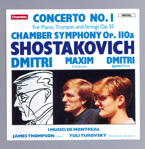 Shostakovich / Turlovsky / Montreal I Musici - Piano Concerto 1 / Chamber Symphony Op 110a - Music CD