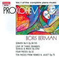 Prokofiev / Berman - Piano Music 1 - Music CD