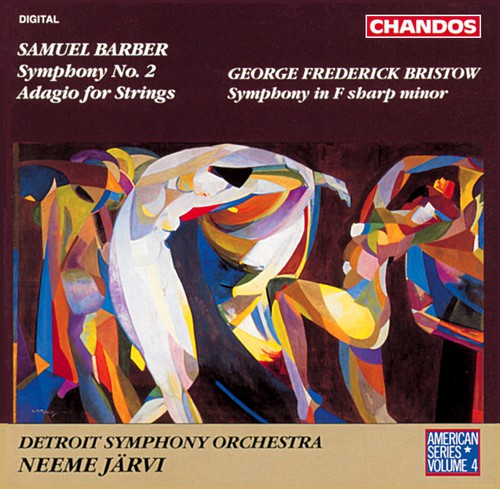 Barber / Bristow / Jarvi / Detriot Symphony - Symphony 2, Op 19 / Symphony In F-sharp Minor - Music CD