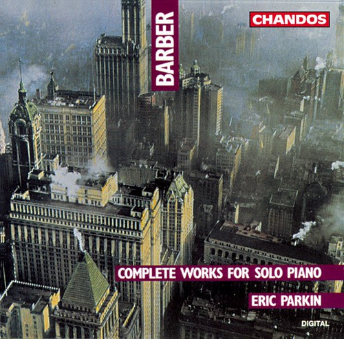 Barber / Parkin - Excursions / Nocturne / Sonata - Music CD