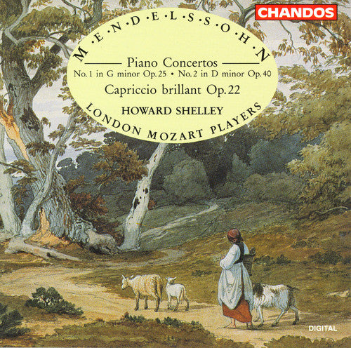 Mendelssohn / Shelley / Lmp - Piano Concertos 1 & 2 / Capriccio Brillant - Music CD