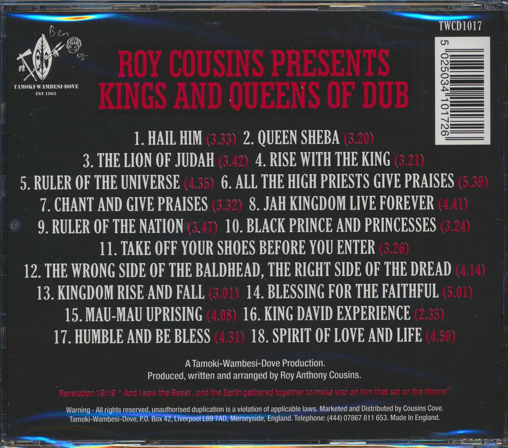 The Roots Radics - Kings & Queens Of Dub Music CD