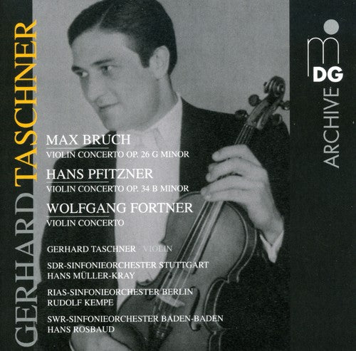 Taschner / Fortner / Bruch / Pfitzner - Violin Concerto - Music CD