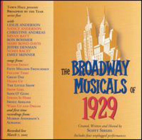 Original Cast - Broadway Musicals Of 1929 - Music CD