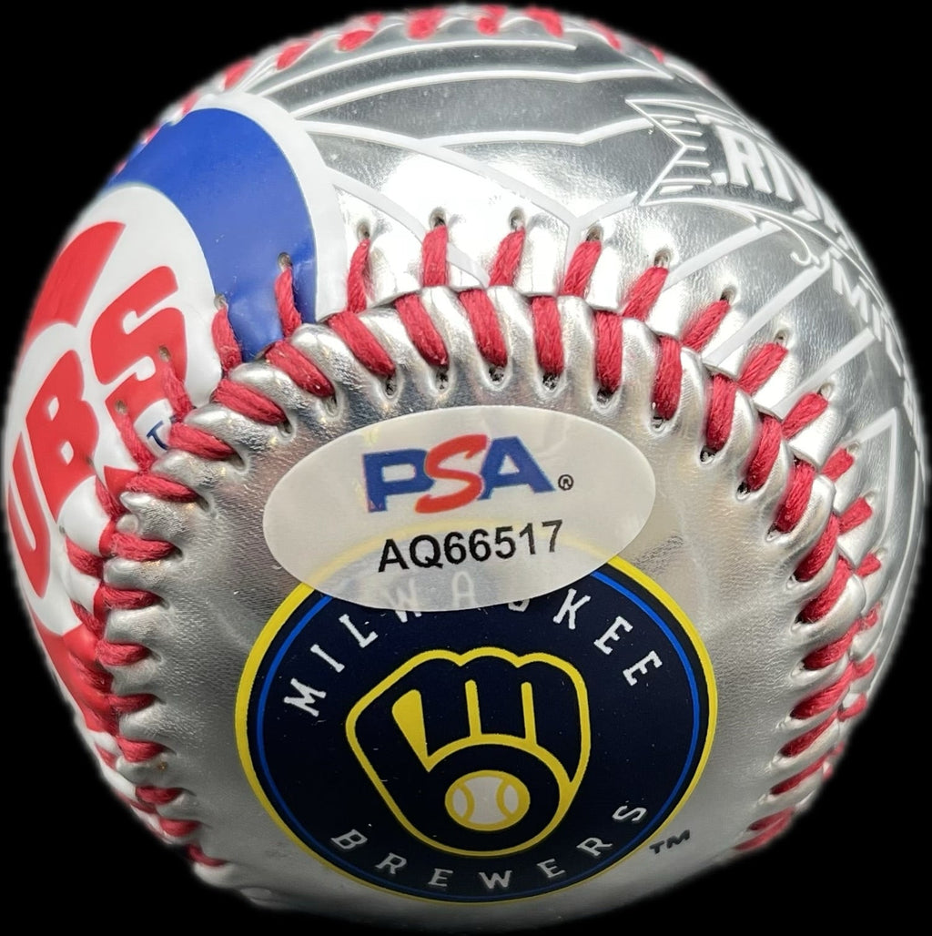 Steve Trachsel Signed MLB Baseball PSA Chicago Cubs & Milwaukee Brewers