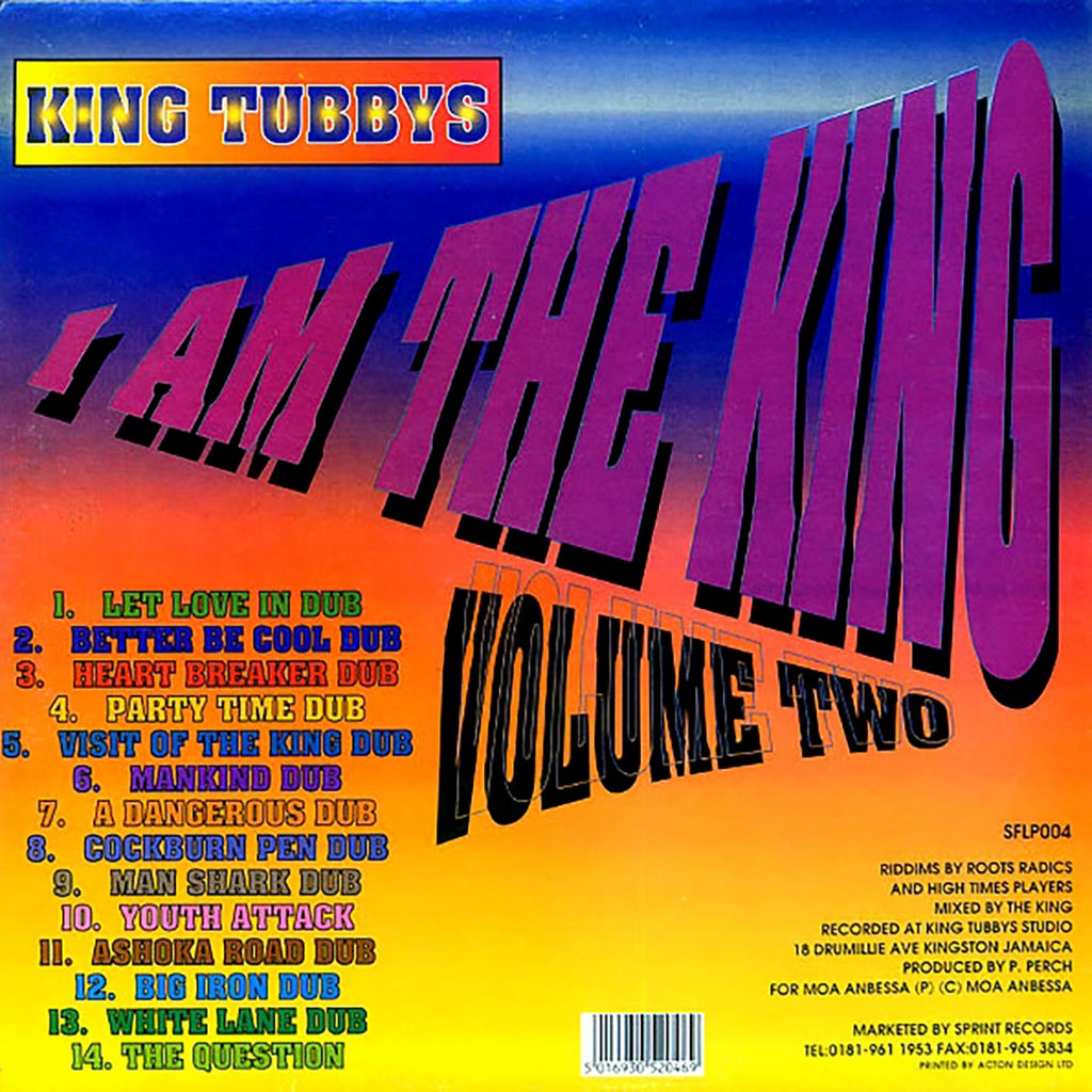 King Tubby - I Am The King Part 2 Vinyl Record