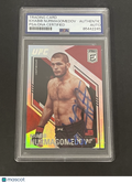 2021 Panini Chronicles UFC #146 Khabib Nurmagomedov Elite signed card PSA