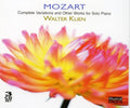 Mozart / Klien - Complete Variations & Other Solo Piano Works - Music CD