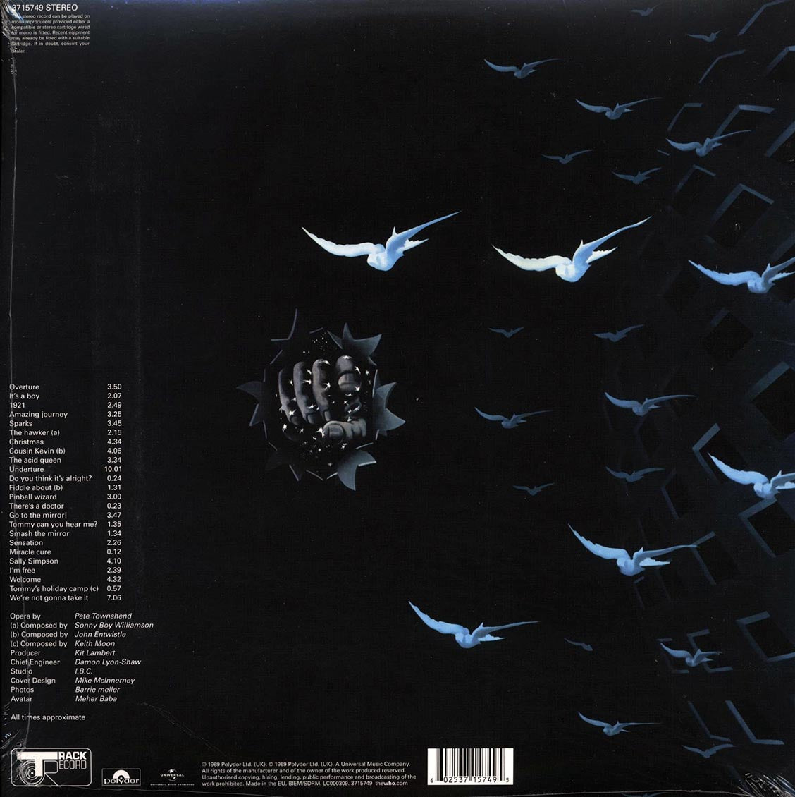 The Who - Tommy (2xLP) (180g) (remastered) Vinyl Record