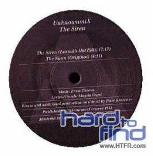 Unknownmix - Siren - Vinyl Record