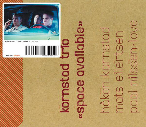 Kornstad Trio - Space Available - Music CD